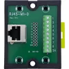 InLine 92505J wire connector RJ45 8P8C / Terminal block, 9-pin Black, Green