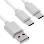 InLine 35126W USB cable USB 2.0 0.5 m USB A 2 x USB C White