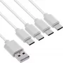 InLine 35142W USB cable USB 2.0 2 m USB A 4 x USB-C White