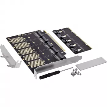 Interface adapter InLine 76619G — PCI/USB/serial connectivity module