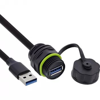 USB gender changer adapter InLine 69927S — USB A female to USB A female