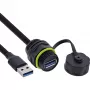 USB gender changer adapter InLine 69927S — USB A female to USB A female