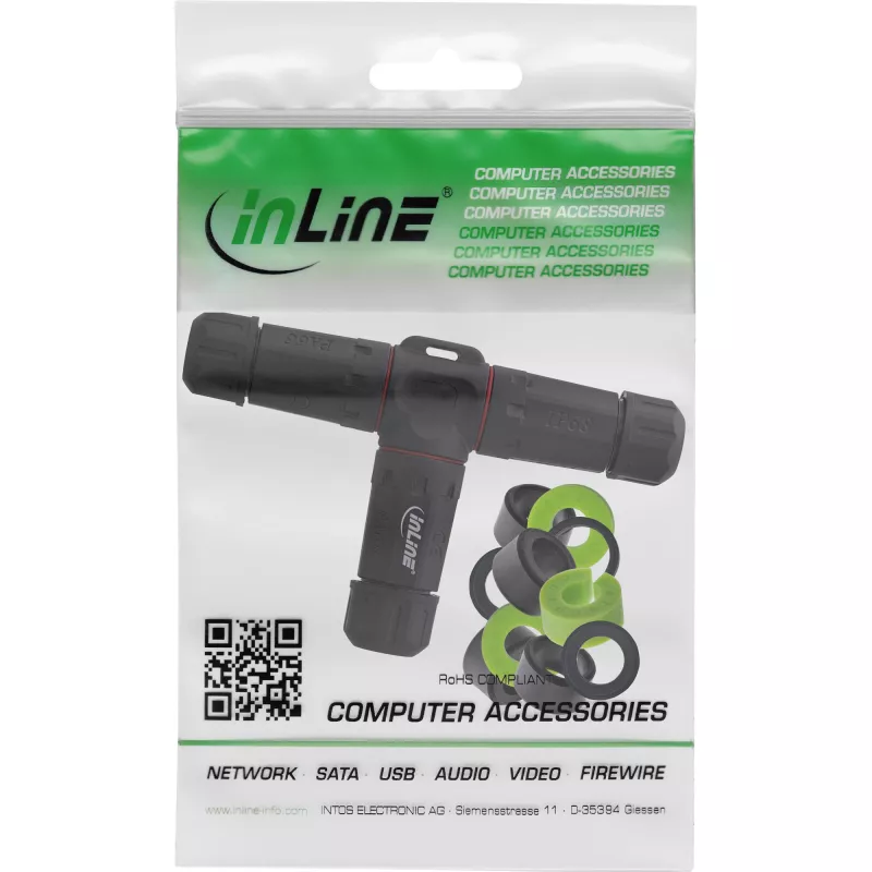 Power plug adapter InLine 69927U — universal mains adapter for international sockets