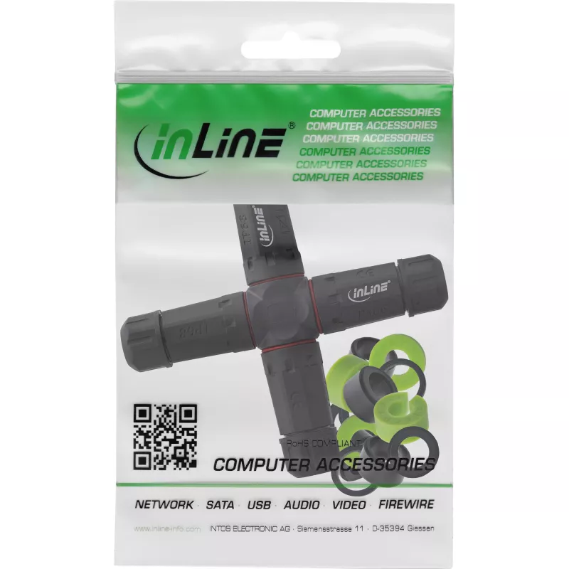 Power plug adapter InLine 69927V — mains adapter for international sockets