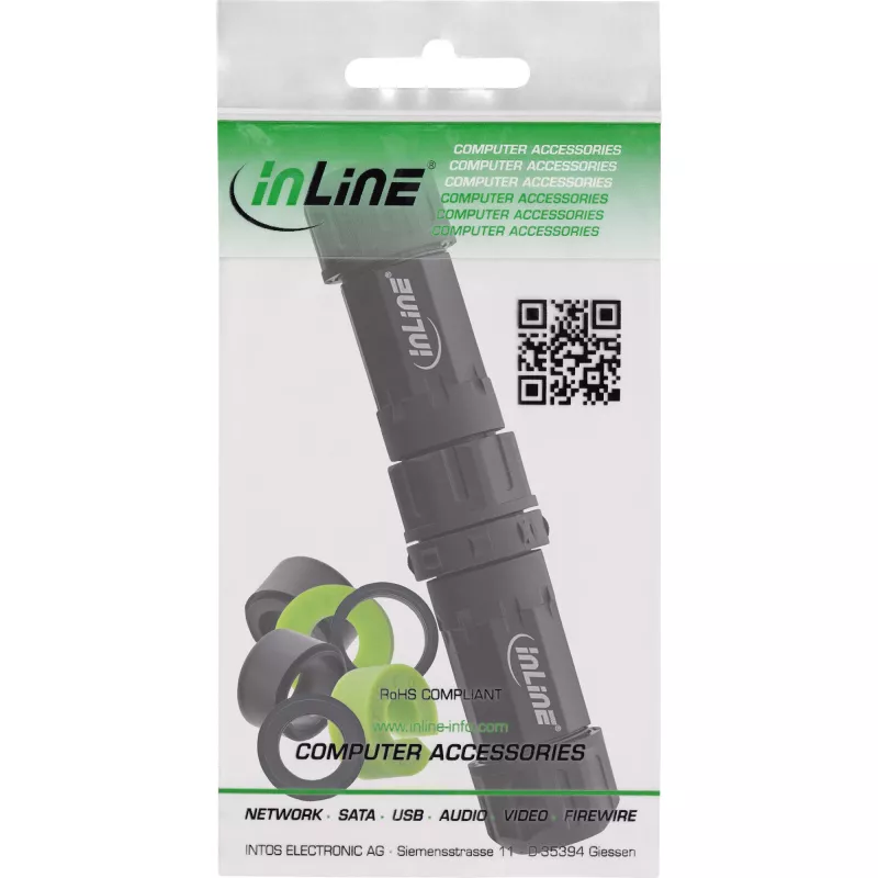 Power plug adapter InLine 69927W by InLine — compact mains adapter for European sockets