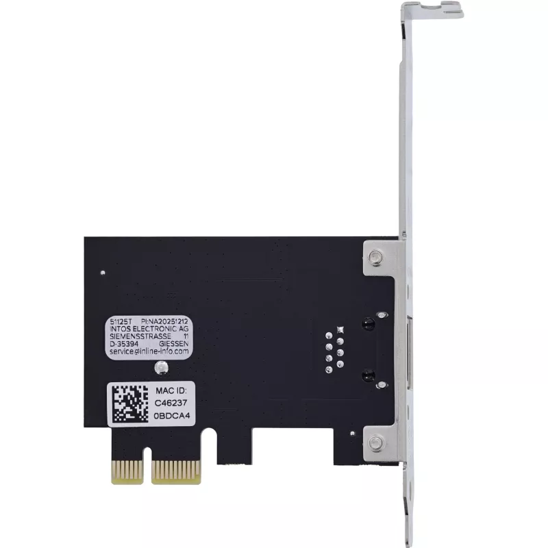 InLine 51125T network card Internal Ethernet 2500 Mbit/s