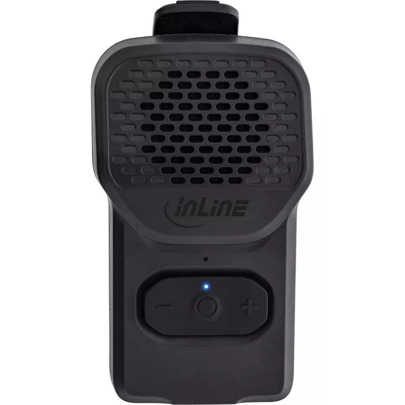 Mono portable speaker InLine 55383 — Black, driver 2.8 cm, Bluetooth 2.4 GHz (range 10 m)