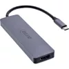 InLine 33271A interface hub USB 3.2 Gen 1 (3.1 Gen 1) Type-C 5000 Mbit/s Grey