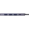 InLine 33271A interface hub USB 3.2 Gen 1 (3.1 Gen 1) Type-C 5000 Mbit/s Grey