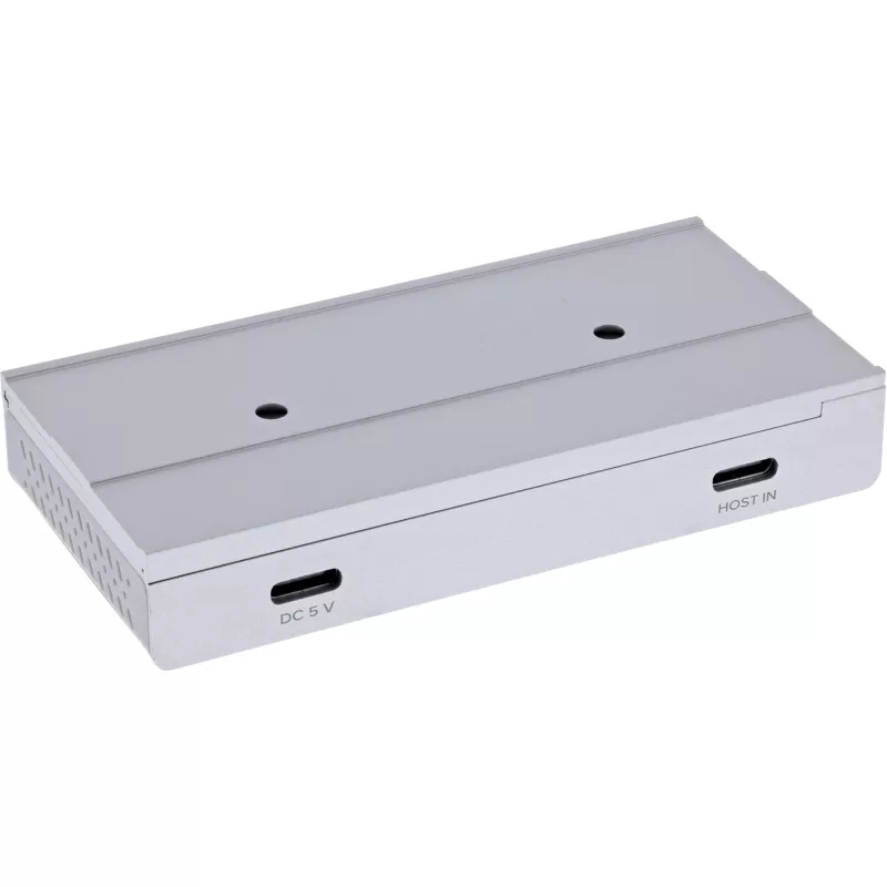 InLine 35395M interface hub USB 3.2 Gen 2 (3.1 Gen 2) Type-C 10000 Mbit/s Silver