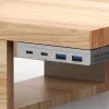 InLine 35395M interface hub USB 3.2 Gen 2 (3.1 Gen 2) Type-C 10000 Mbit/s Silver