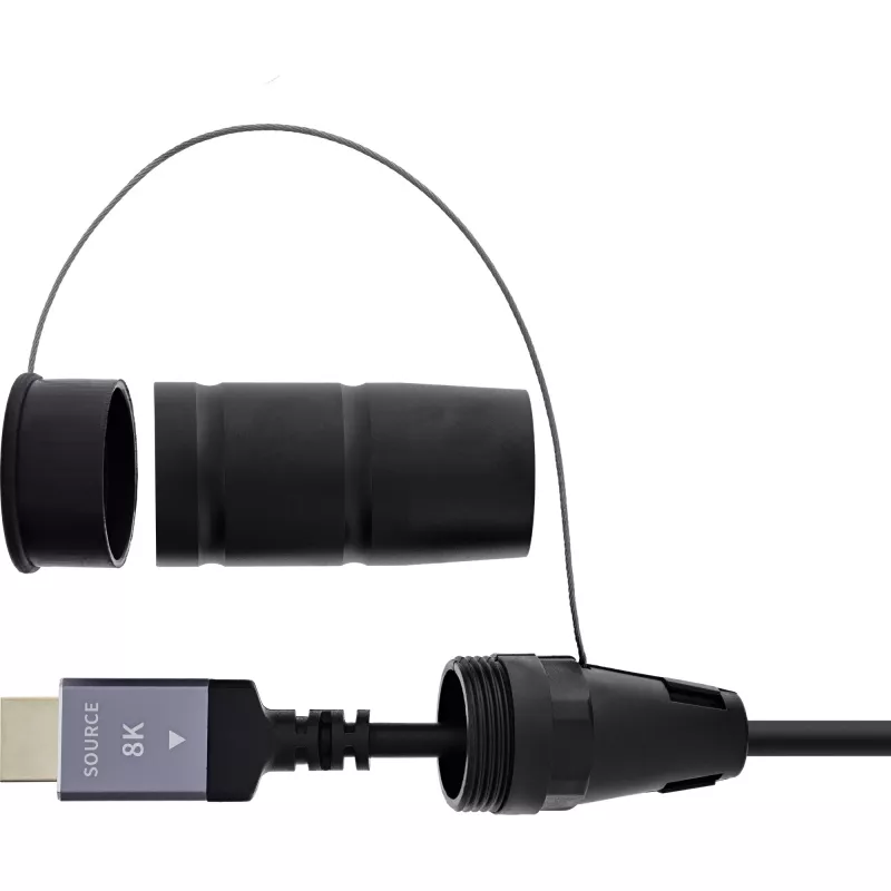 HDMI cable InLine 17950T, 50 m, HDMI Type A male–male, HDMI 2.1, 48 Gbit/s, black