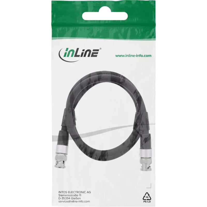 VGA cable InLine 10802S, analog video cable, length unspecified, standard 15-pin connectors