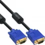 VGA cable InLine 17715T — InLine VGA 17715T, weight 199 g, dimensions H15×W33 mm
