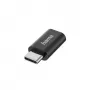 Cable Gender Changer Hama 00200310 Micro USB to USB-C Black