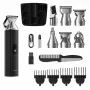 Cordless rechargeable hair trimmer MANTA HT-01BK — USB-C, IPX7 waterproof, 90 min battery, 6 + 4 magnetic attachments