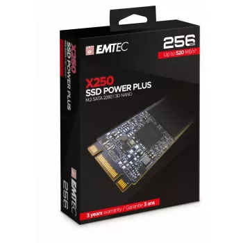 SSD disk Emtec 256 GB M.2 Serial ATA III 3D NAND X250