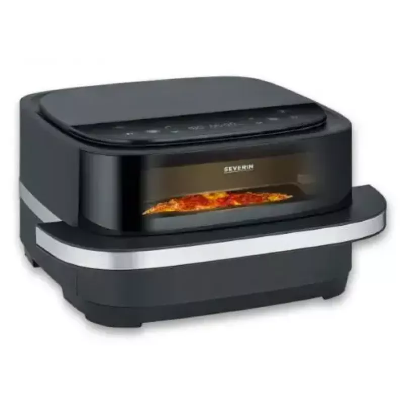 Pizza Maker Severin FR 2464 2200 W Black Silver 1 Pizza
