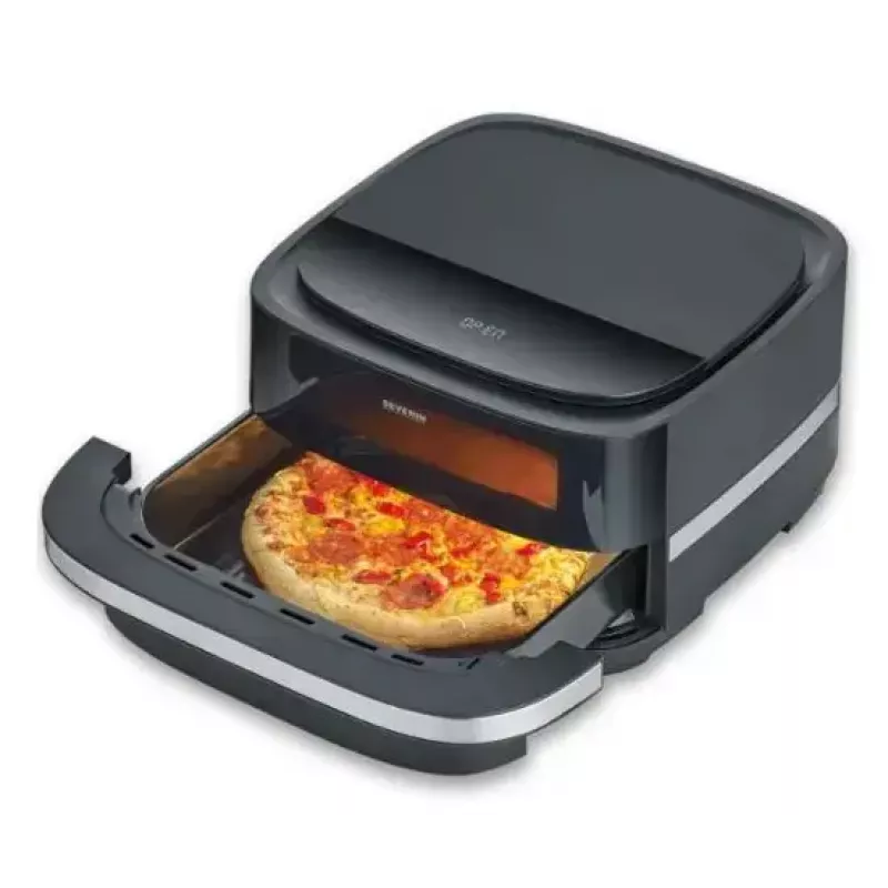 Pizza Maker Severin FR 2464 2200 W Black Silver 1 Pizza