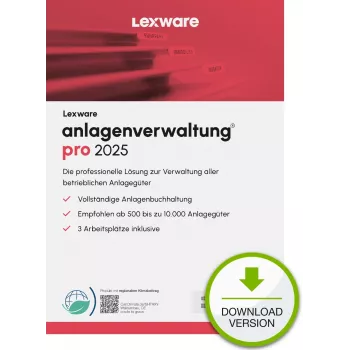 Lexware anlagenverwaltung pro 2025 “unbegrenzte Laufzeit” Download Accounting 1 year(s)