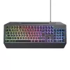 Trust GXT 836 EVOCX keyboard Gaming USB German Black