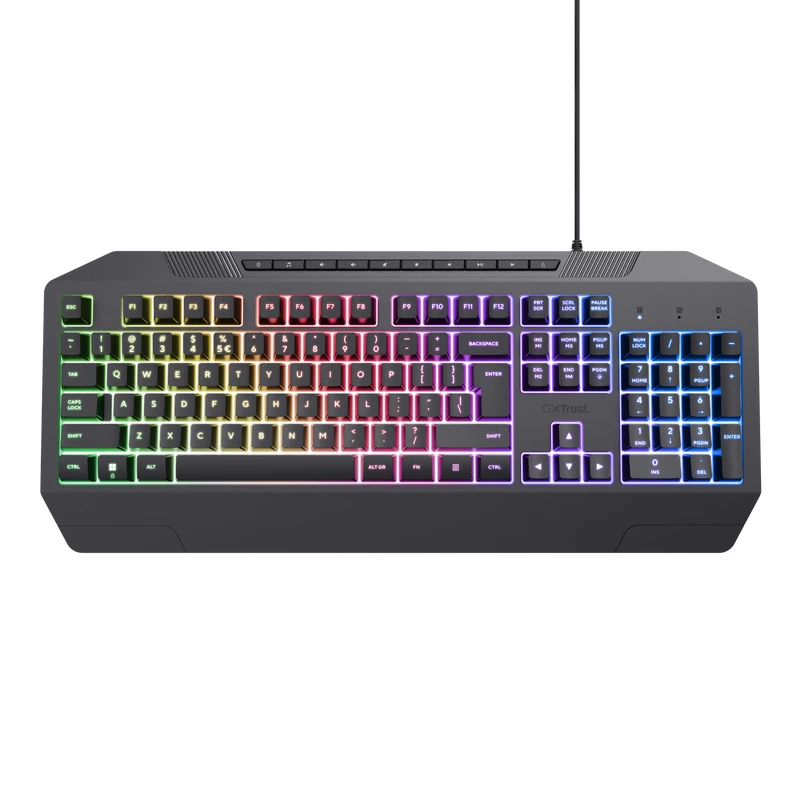 Trust GXT 836 EVOCX keyboard Gaming USB German Black