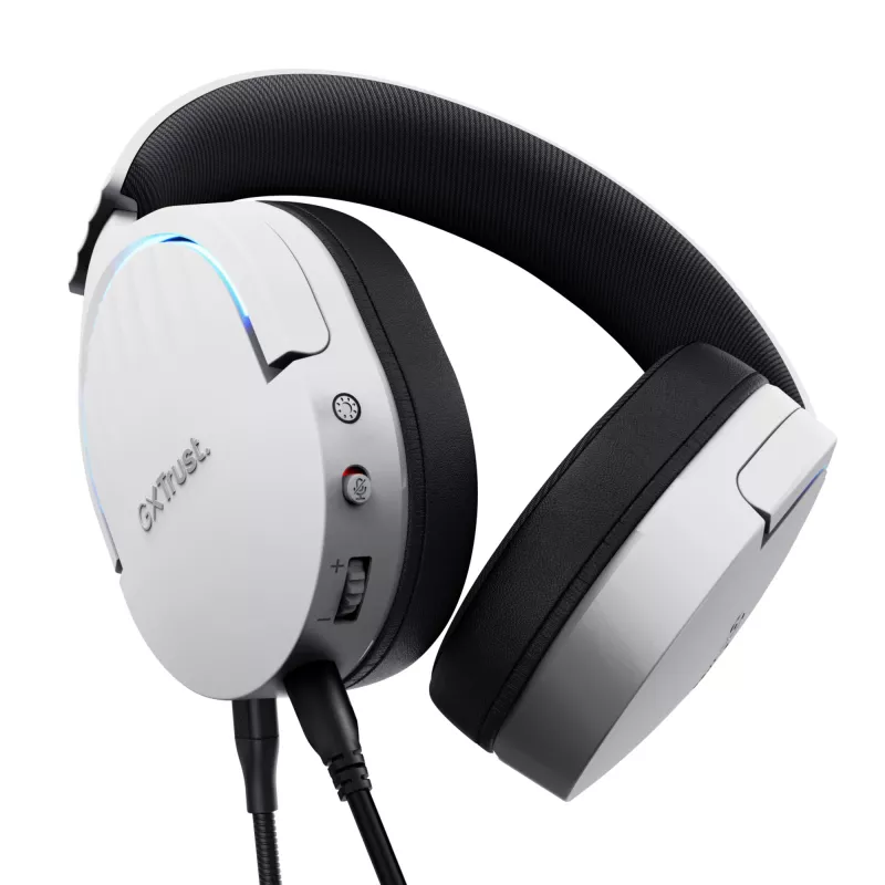 Trust GXT 490 FAYZO Headset Wired Head-band Motorcycle USB Type-A Black, White