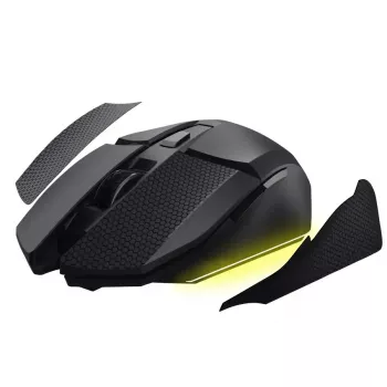 Gaming mouse TRUST GXT 122 Felox+ — right-hand, optical, RF Wireless + Bluetooth, 10000 DPI, 7 buttons, multi-LED, black