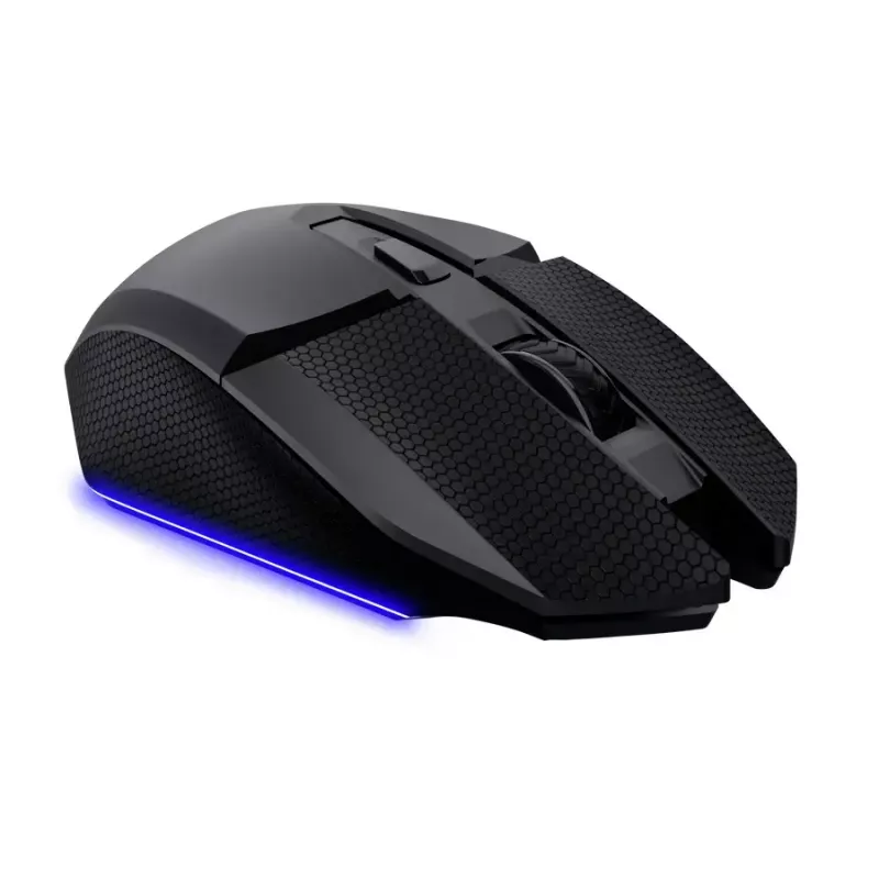 Gaming mouse TRUST GXT 122 Felox+ — right-hand, optical, RF Wireless + Bluetooth, 10000 DPI, 7 buttons, multi-LED, black