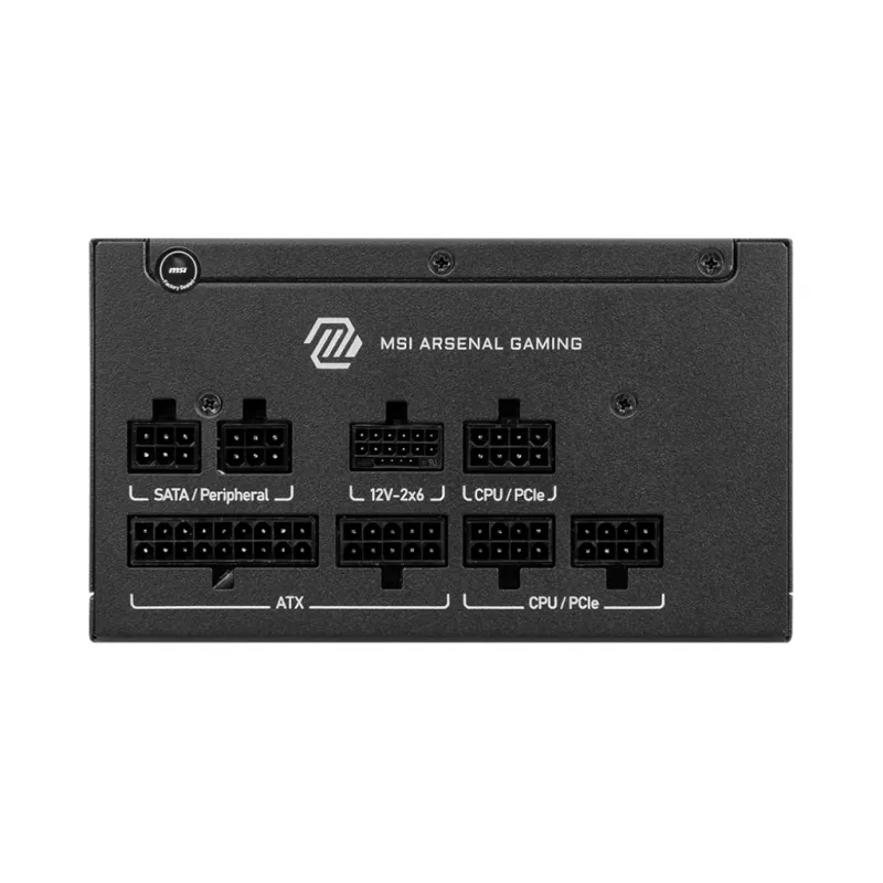 MSI MAG A650GLS PCIE5 power supply unit 650 W 24-pin ATX ATX Black