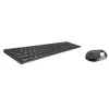 Rapoo 9850M Keyboard Mouse included Home RF Wireless Bluetooth QWERTZ German Grey