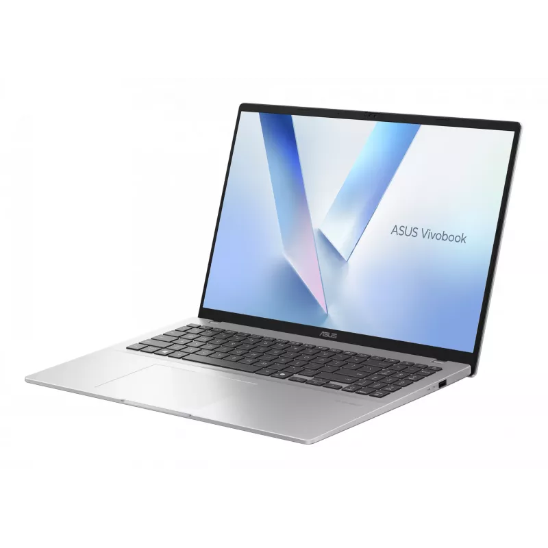 Laptop ASUS Vivobook 16 M1607KA-MB058W — AMD Ryzen AI 7 350, 16 inch WUXGA, 16 GB RAM, 1 TB SSD, Windows 11 Home, Silver
