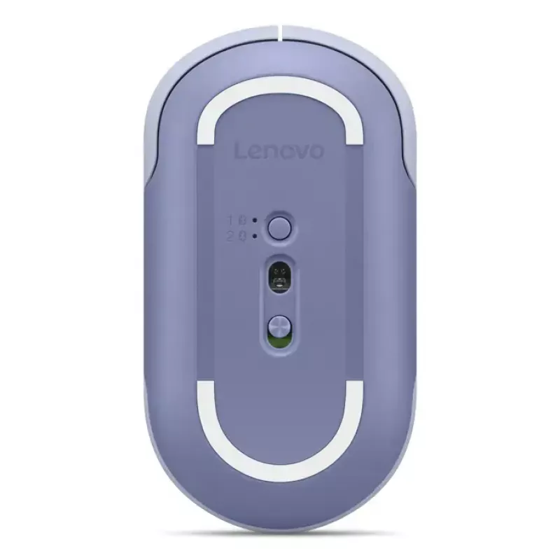 Wireless Bluetooth Office Mouse Lenovo 350 — Ambidextrous, Optical 2400 DPI, 6 Buttons, Blue