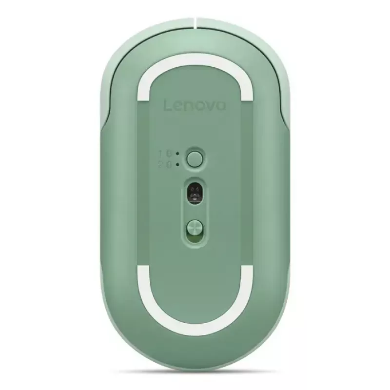 Mouse Lenovo 350 ambidextrous Bluetooth optical 2400 DPI, 6 buttons, green