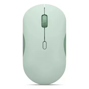 Mouse Lenovo 350 ambidextrous Bluetooth optical 2400 DPI, 6 buttons, green