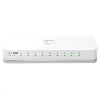 D-Link 0 Unmanaged Fast Ethernet (10/100) Desktop White