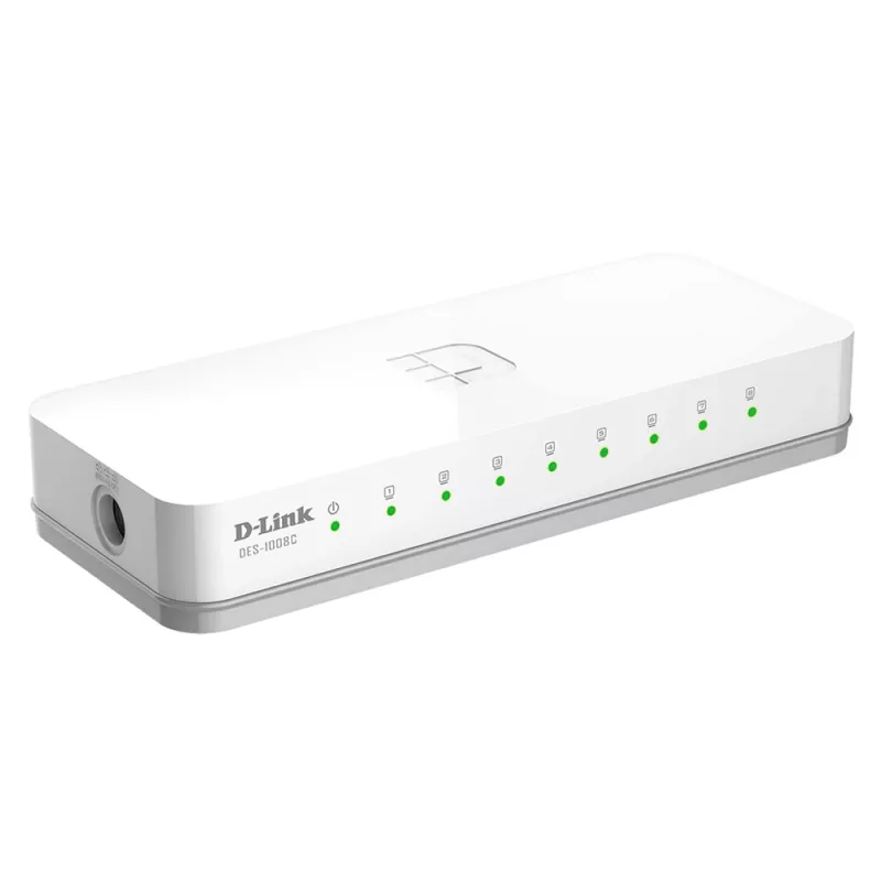 D-Link 0 Unmanaged Fast Ethernet (10/100) Desktop White