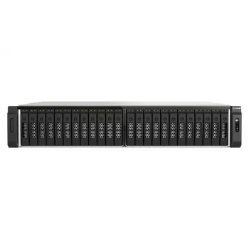 QNAP TS-H3077AFU-R7-64G NAS/storage server Rack (2U) AMD Ryzen™ 5 64 GB DDR5 0 TB QuTS hero Black, Metallic