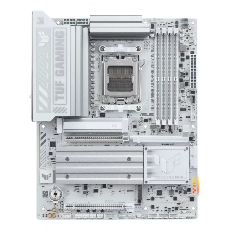 Motherboard ASUS TUF GAMING X870-PRO WIFI7 W NEO, AMD X870, Socket AM5, ATX, DDR5, 4 DIMM, 256 GB, Wi‑Fi 7, 5Gb Ethernet