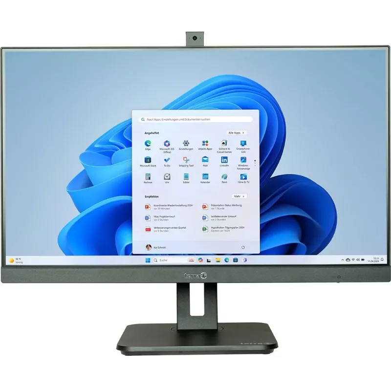 TERRA 1001378 All-in-One PC/workstation Intel® Core™ i5 i5-12400 68.6 cm (27 inch) 1920 x 1080 pixels 8 GB DDR5-SDRAM 1 TB SSD Windows 11 Home Wi-Fi 6 (802.11ax) Black