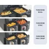 Ariete 4631 Double Air fryer 9L, 2400W, Total capacity 9L, 11 programs, Multifunction, Up to 3.6kg of fried food Temperature up to 200°C, Double basket, Black