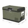 Portable compressor fridge Yolco GCX47 Green 47L capacity energy efficient