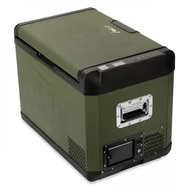 Portable compressor fridge Yolco GCX47 Green 47L capacity energy efficient
