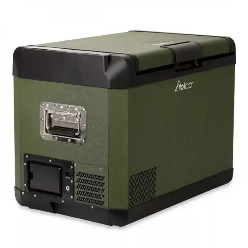 Portable compressor fridge Yolco GCX47 Green 47L capacity energy efficient