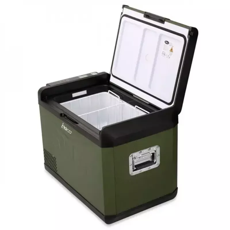 Portable compressor fridge Yolco GCX47 Green 47L capacity energy efficient