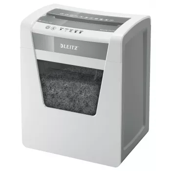 Leitz IQ Office Paper Shredder Security P5, Micro-cut shredding, 22.3 cm, 2 x 15 mm, 23 L, 250 sheets, 55 dB