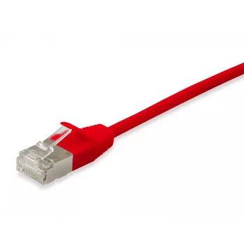 Equip Cat.6A F/FTP Slim Patch Cable, 1m, Red