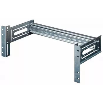Rack rail 19 inch EQUIP EZR-DIN-4, 4U DIN, RAL7035 grey, 485×210 mm