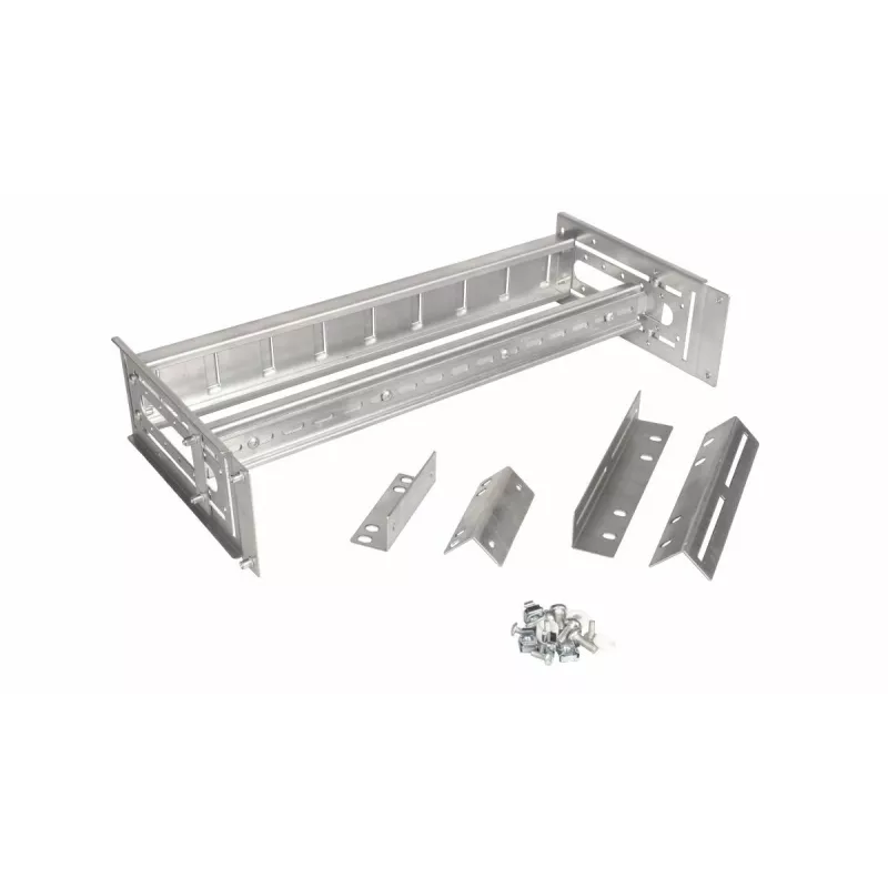 Rack rail 19 inch EQUIP EZR-DIN-4, 4U DIN, RAL7035 grey, 485×210 mm
