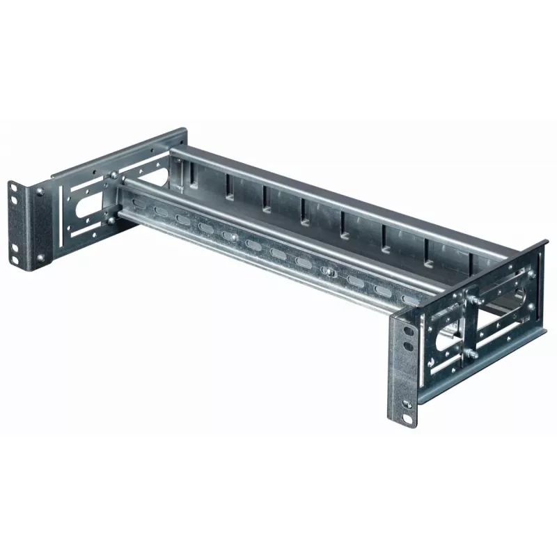Rack rail 19 inch EQUIP EZR-DIN-4, 4U DIN, RAL7035 grey, 485×210 mm
